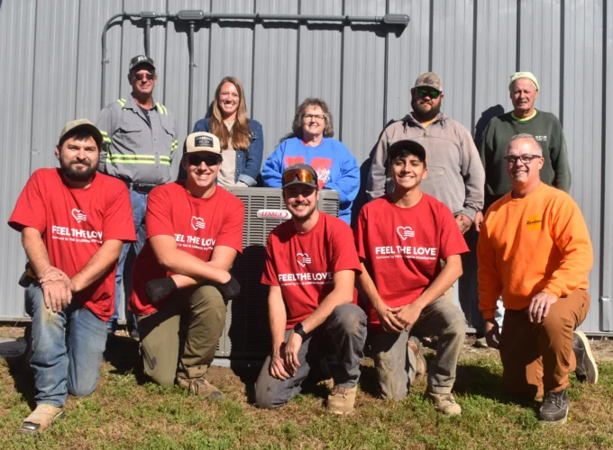 ‘Feel the Love’ program brings new AC system to Central Iowa Fairgrounds activity building